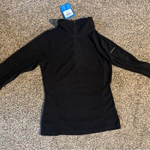 NWT Columbia Black Glacial Fleece Pullover